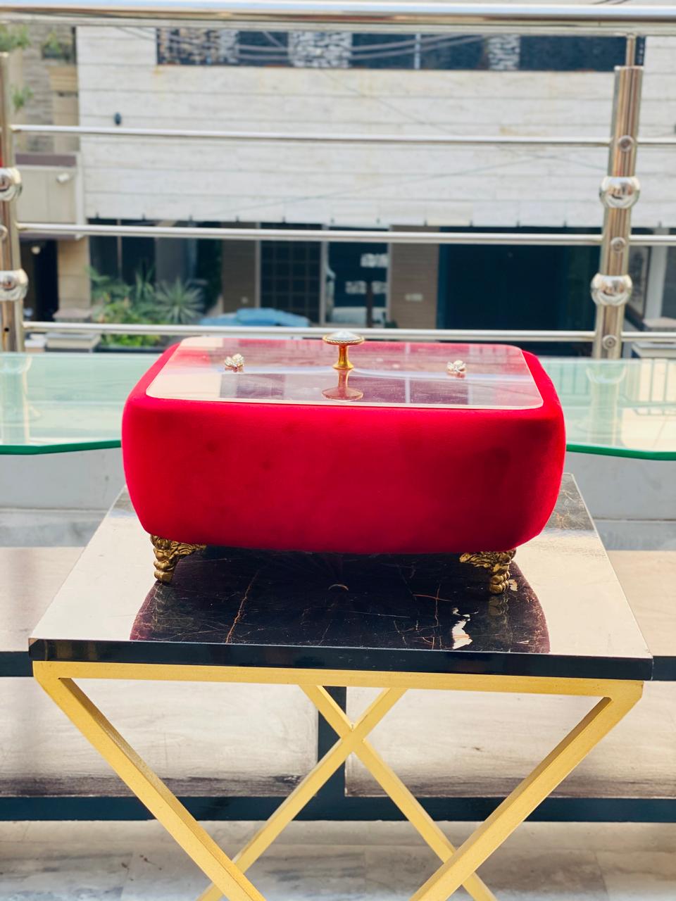 Velvet  Turkish Breadbox/ Decor Item.