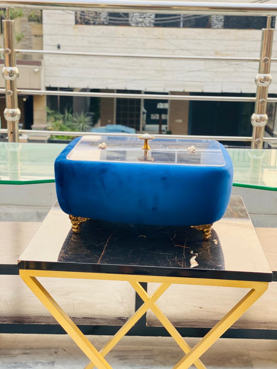 Velvet  Turkish Breadbox/ Decor Item.