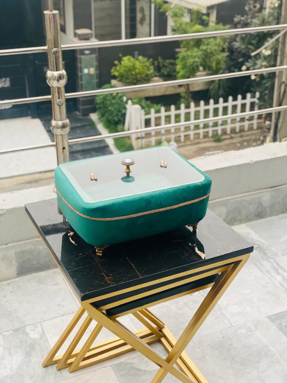 Turkish Mesh Breadox/ Decor Item